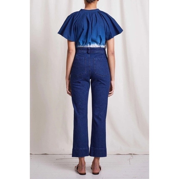 Apiece Apart Denim Bahia Straight Leg Enzyme Wash - Picture 5 of 13